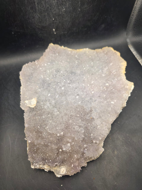 Amethyst flower formation plate! 1.8 pounds, 7.1 inches tall, 6.1" wide