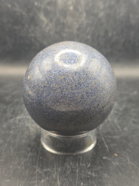 Lazulite sphere! 69.4mm, 2.7 inches, 1 pound