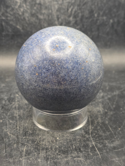 Lazulite sphere! 15.3 ounces, 67mm, 2.6 inches