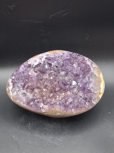 Super seven amethyst egg! 1.13 pounds, 4.8 inches by 3.5"