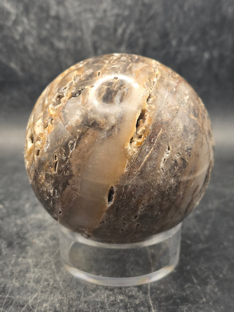 Sphalerite sphere! 65.5mm, 2.5 inches, 13.9 ounces