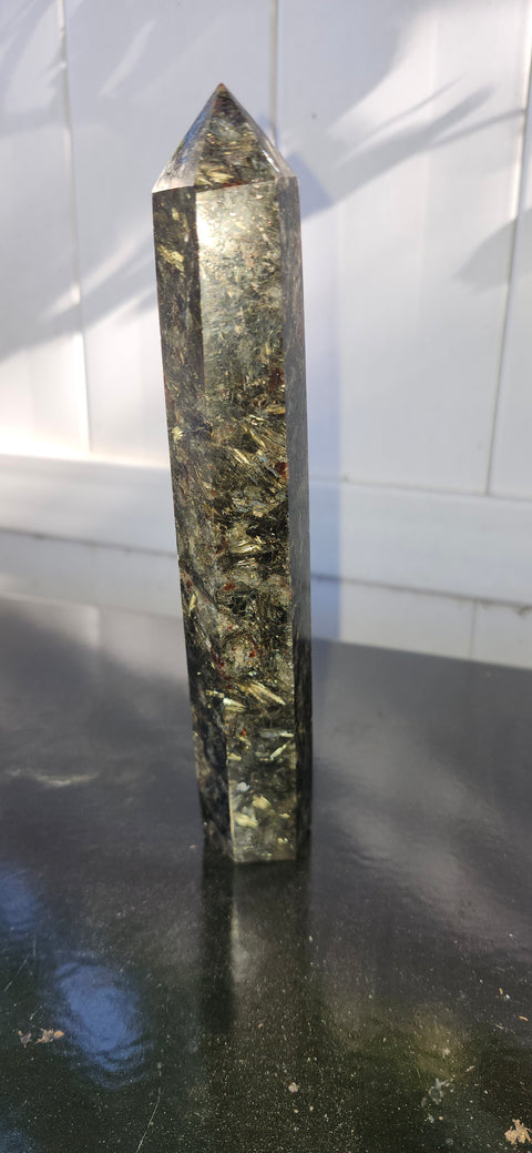Large afrvedsonite tower! 7.5 inches, 13 ounces