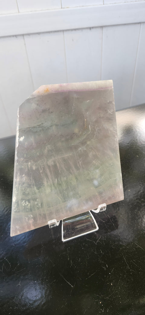 Florite slab, 1.6 pound, 5.25 inches tall by 4.25 wide!