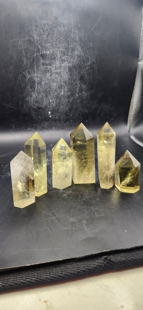 Citrine obelisk tower point! 2" to 3" inches!