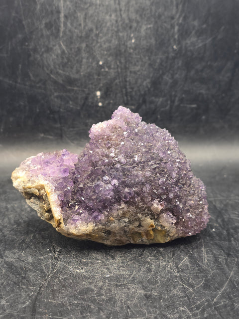 Amethyst special formation cluster! 9 ounces, 3.5 by 2 inches