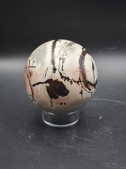 Picture jasper sphere! 63.9mm, 2.3 inches, 10 ounces