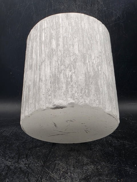 Selenite candle holder! 2.6 pounds, 3.9 inches tall, 3.3" wide