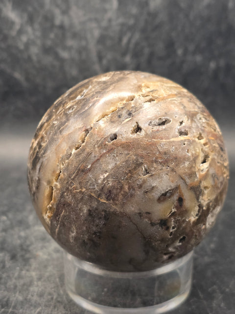 Sphalerite sphere! 65.5mm, 2.5 inches, 13.9 ounces