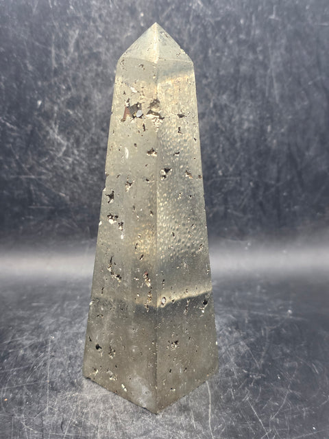 Large pyrite tower! 15 ounces!! 5 inches tall