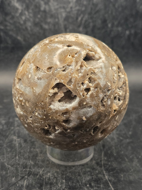 Sphalerite sphere! 71.6 ounces, 2.8 inches, 15.6 ounces