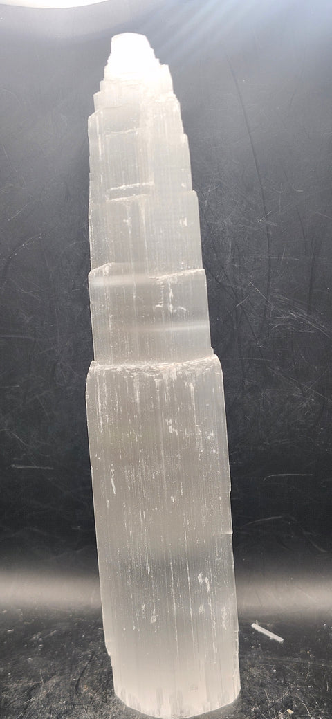 Selenite tower! 8 inches, 15 ounces!