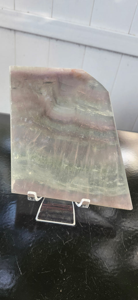 Florite slab, 1.6 pound, 5.25 inches tall by 4.25 wide!