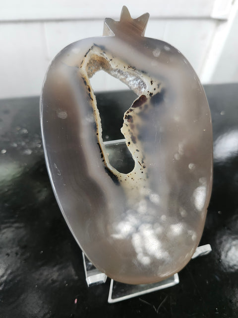 Druzy agate pepper! 9 ounces, 5 inches