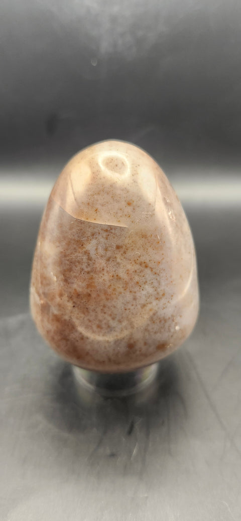 Sunstone egg. 9 ounces, 2.78 inches tall!
