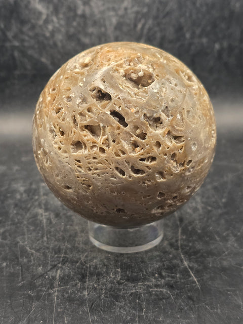 Sphalerite sphere! 71.6 ounces, 2.8 inches, 15.6 ounces
