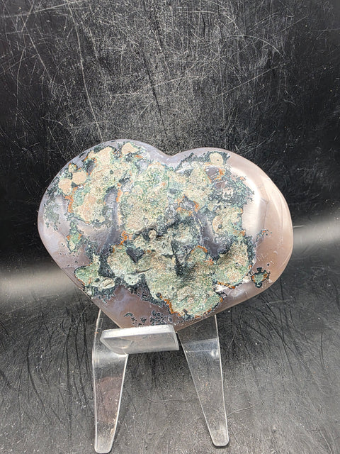 Druzy Amethyst heart! 1 pound, 4.2 inches wide