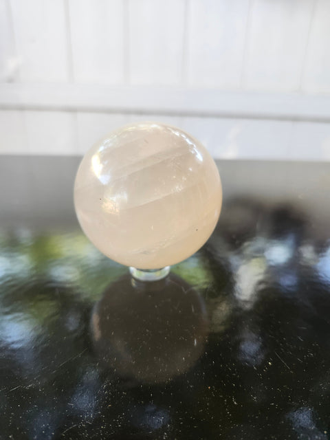 7.5 ounce, 53.8mm, 2.11 inch Clear quartz sphere