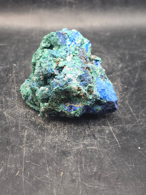Raw Azurite chrysocolla crystal! 7.1 ounces, 2.6 inches wide