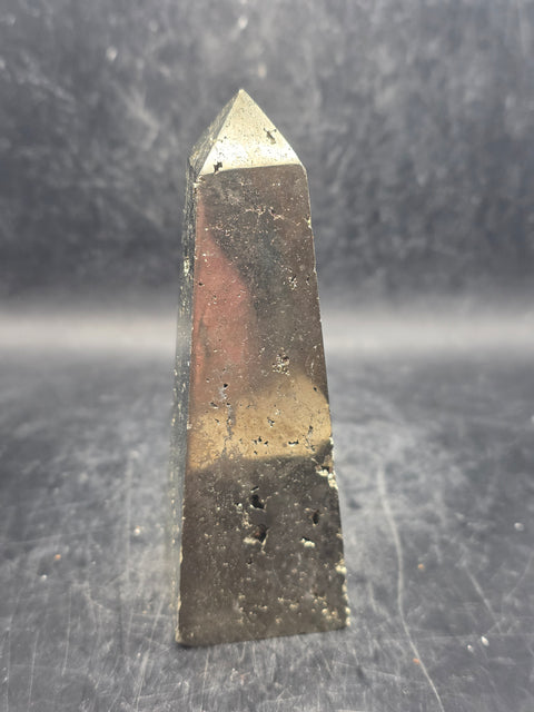 Pyrite tower! 9.5 ounces, 3.8 inches tall
