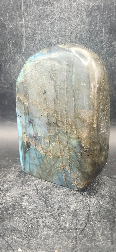 Labradorite free form! 1.1 pounds, 3.5 inches tall, 2.5 inches wide