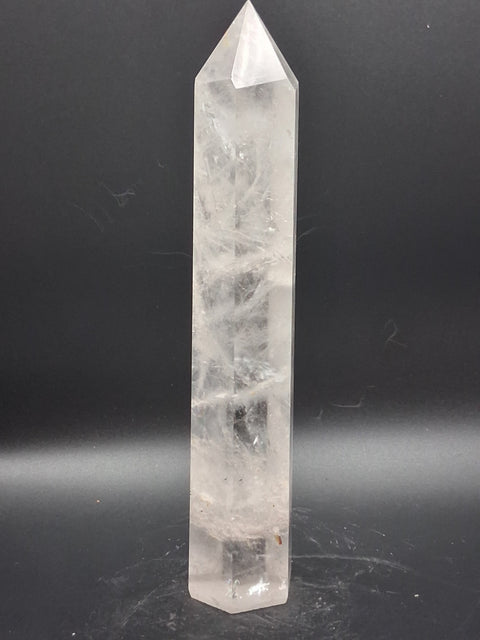 Clear quartz tower! 10 ounces, 7 inches tall