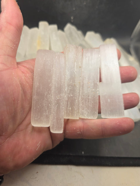 Small selenite stick 2.5 too 2.9 inches