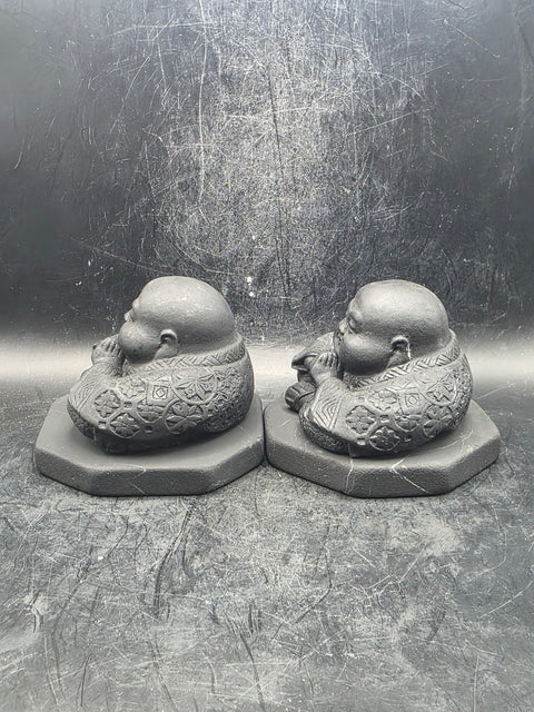 Shungite Chinese Buddha figurine! 2.5 inches tall, 8 ounces