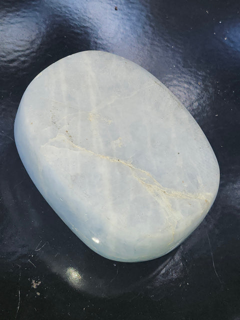 Blue calcite offering bowl/ soap dish! 13 ounces,3.5 inches