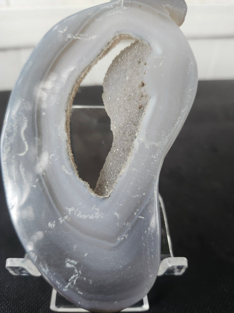 Druzy agate Jalapeño peper! 6 ounces 5 inches tall