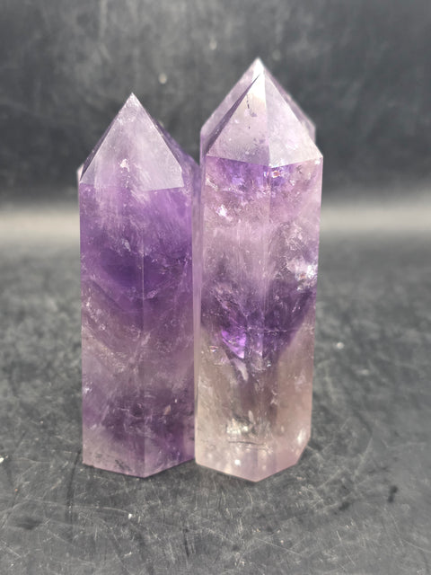Natural Amethyst tower! 3 too 3.4 inches tall, 4 ounces