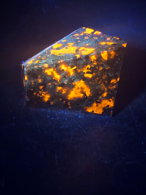 Flame stone free form! 7 ounces, 2.4 inches by 2.2 inches