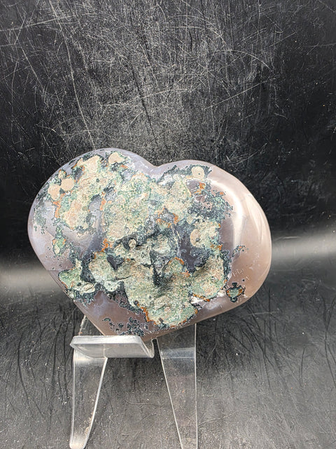 Druzy Amethyst heart! 1 pound, 4.2 inches wide