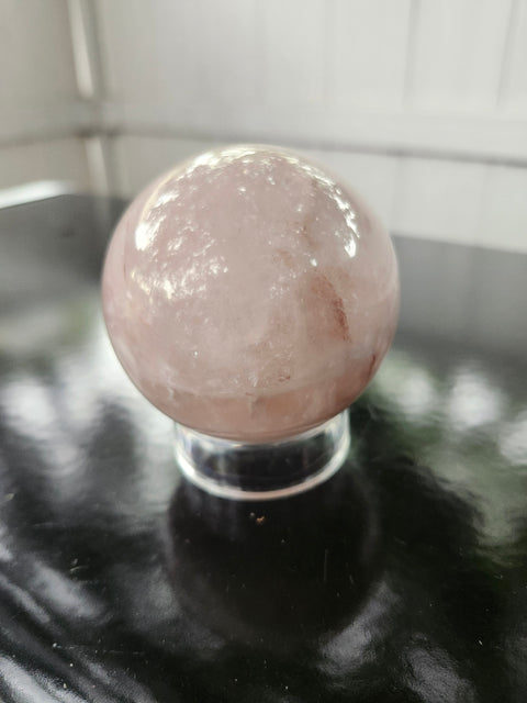 13.6 ounce, 64.5mm, 2.54 inch fire quartz sphere