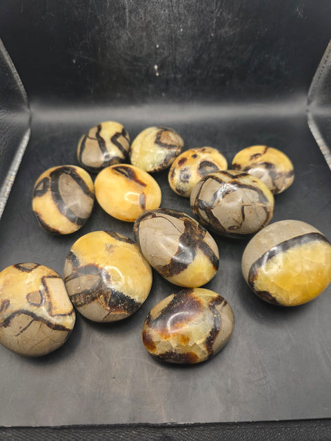 Septarian stone palm stone! 1.8 too 2.2 inchs!