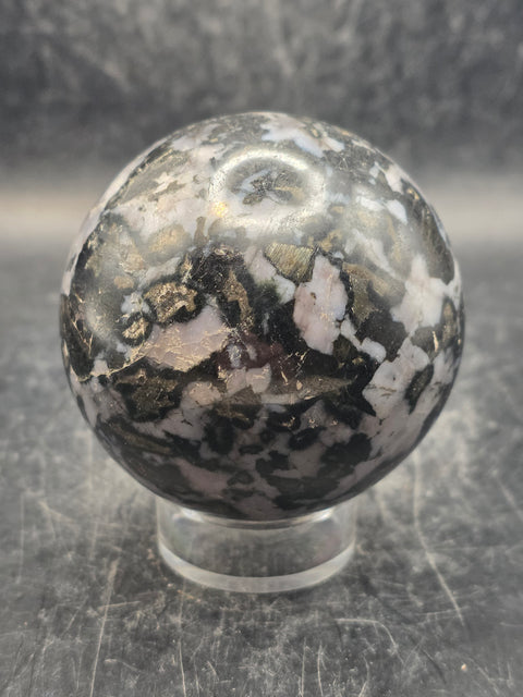 Indigo Gaborone sphere! 59.6mm, 2.3 inches, 11.6 ounces