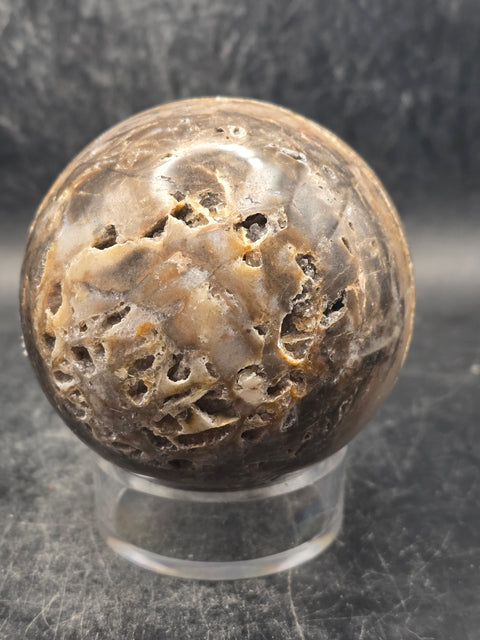 Sphalerite sphere! 65.5mm, 2.5 inches, 13.9 ounces
