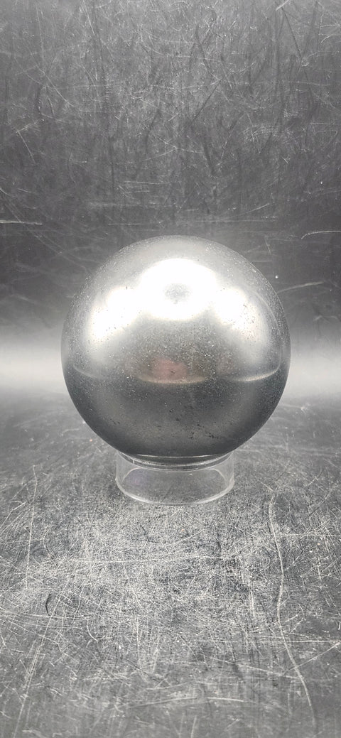 Polished Shungite sphere! 59mm, 2.3 inches, 6 ounces