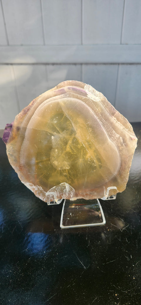Agate slab, 10.3 ounces, 5 inches by 4 inches