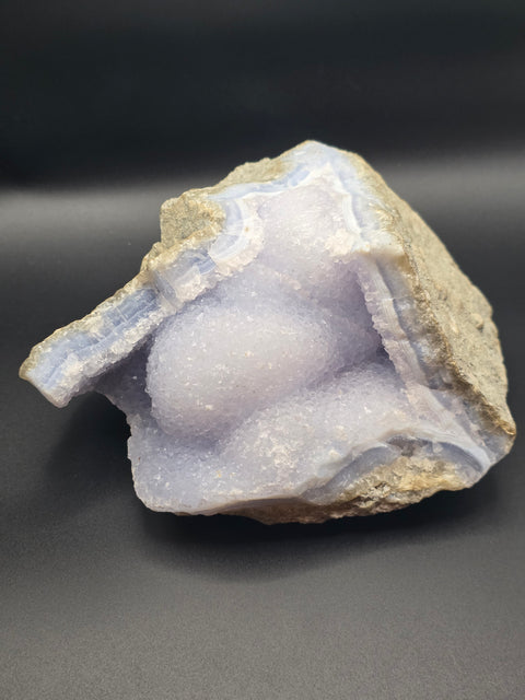 Rare natural raw 5.6 pound blue lace agate cluster!!
