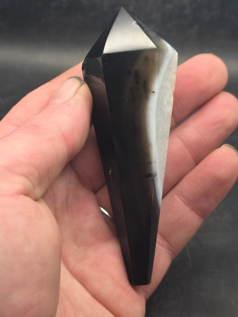 Agate scepter! 4.1 inches tall, 3.5 ounces