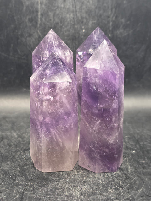 Natural Amethyst tower! 3 too 3.4 inches tall, 4 ounces