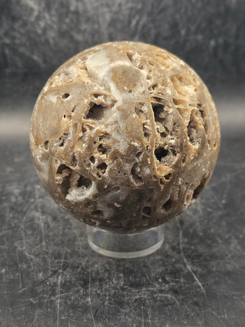 Sphalerite sphere! 71.6 ounces, 2.8 inches, 15.6 ounces