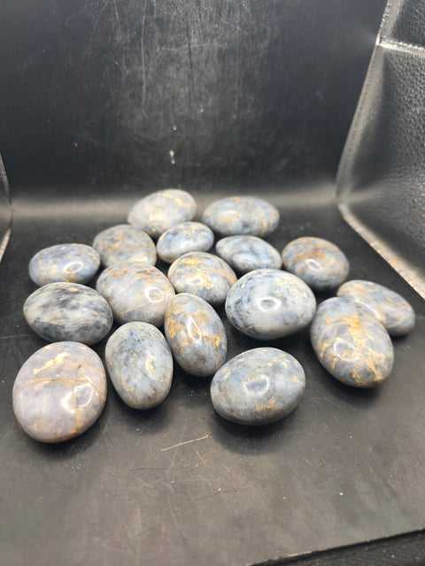 Blue opal palm stone! 1.5 too 2.1 inches!