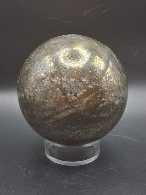 Large pyrite sphere! 86.4mm, 3.4 inches, 2.9 pounds