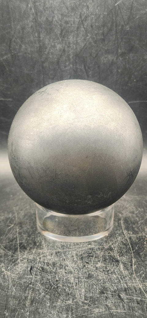 Shungite sphere! 72.3mm, 2.8 inches, 12 ounces!