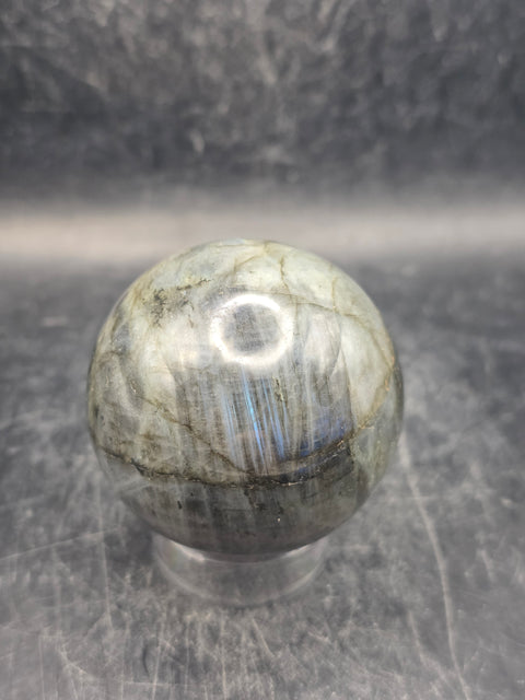 Labradorite sphere! 49.9mm, 1.9 inches, 6.2 ounces