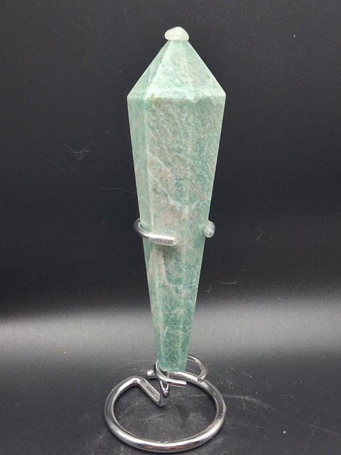 Amazonite scepter! 7.5 ounces, 6.25 inches tall