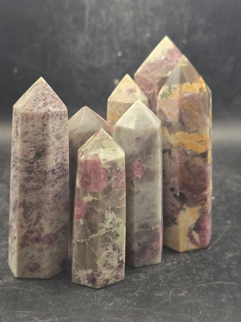 Pink tourmaline unicorn stone tower! 2.3 too 3 inches tall!