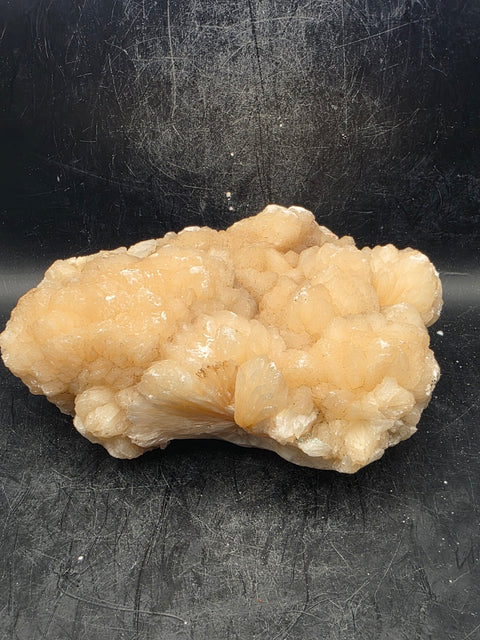 Stilbite free form! 1.12 pounds, 5.8 inches long, 4.5 inches wide!