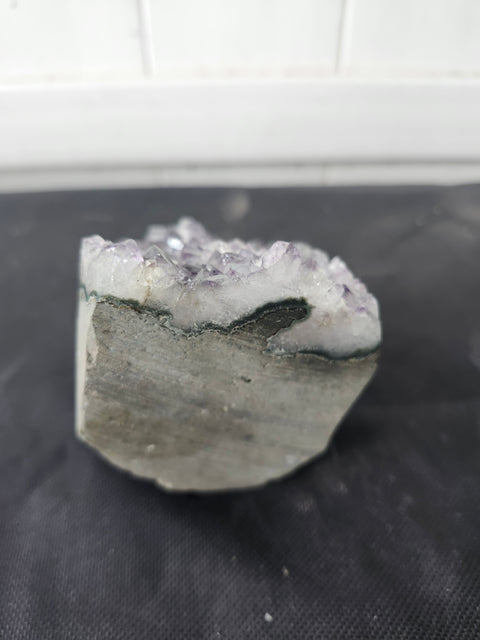 1.4 pound, 3.5 inch tall amethyst geode free form